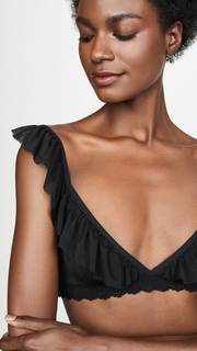 Hanky Panky Ruffle Mesh Bralette