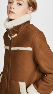 Madewell Shearling Moto Jacket