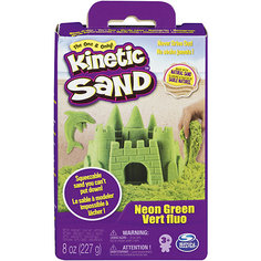 Игровой набор Kinetic Sand "Кинетический песок", зеленый