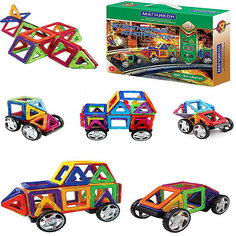 Магнитный конструктор Магникон "Авто", 34 детали