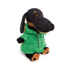 Мягкая игрушка Budi Basa Собака Ваксон в зеленой куртке "B&Co", 29 см