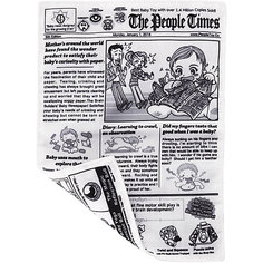 Детская газета People с эффектом шелеста