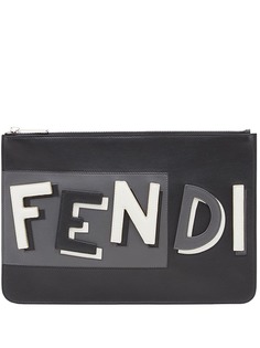 Fendi клатч с логотипом