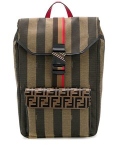 Fendi рюкзак с полоской и логотипом