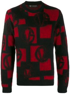 Versace джемпер с логотипом