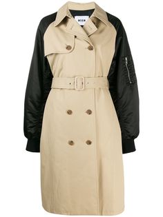 MSGM двубортный тренч