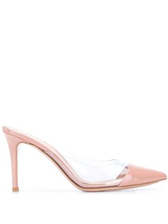 Gianvito Rossi туфли с заостренным носком и прозрачными вставками