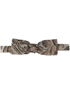 Dolce & Gabbana галстук-бабочка с цветочным узором