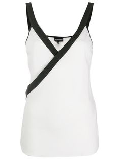 Emporio Armani топ с запахом