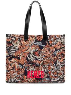 Kenzo жаккардовая сумка-тоут Flying Tiger