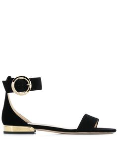 Jimmy Choo сандалии Jaimie на плоской подошве