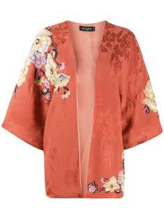 Etro кимоно с цветочным принтом