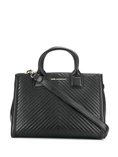 Karl Lagerfeld стеганая сумка-тоут K/Klassik