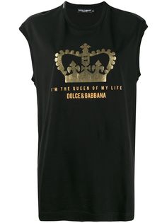 Dolce & Gabbana топ с блестками