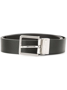 Emporio Armani ремень с квадратной пряжкой