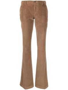 Pt01 расклешенные вельветовые брюки