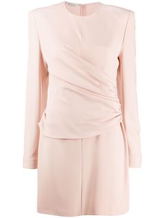 Stella McCartney присборенное платье мини
