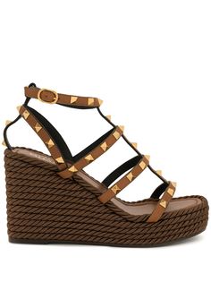 Valentino босоножки Valentino Garavani Rockstud с ремешком на щиколотке
