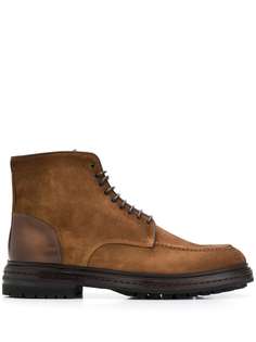 Santoni ботинки на шнуровке