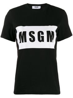 MSGM футболка с логотипом