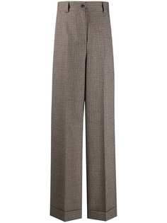 Pt01 брюки строгого кроя в клетку