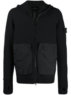 Stone Island Shadow Project кардиган с контрастными карманами