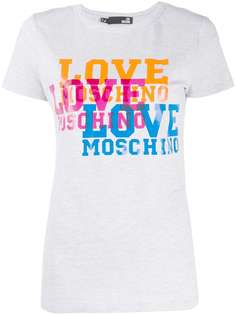 Love Moschino футболка с логотипом