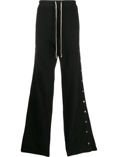 Rick Owens DRKSHDW брюки широкого кроя с пуговицами