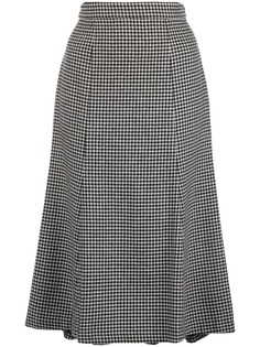 Polo Ralph Lauren houndstooth high-rise skirt