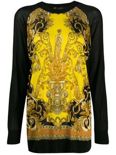 Versace джемпер с принтом Baroque
