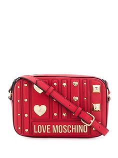 Love Moschino сумка через плечо с логотипом и заклепками