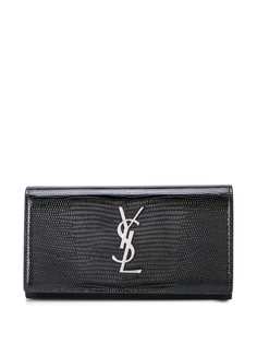 Saint Laurent кошелек с тисненым логотипом