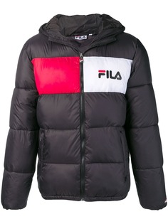 Fila дутая куртка с капюшоном