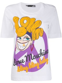 Love Moschino футболка с графичным принтом