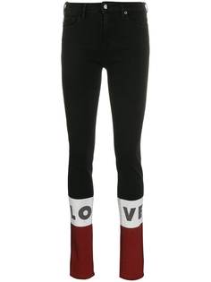 Love Moschino джинсы скинни с контрастными полосками и логотипом