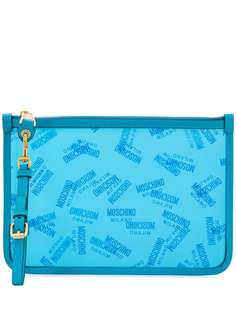 Moschino средний клатч с логотипом