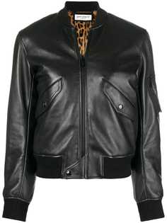Saint Laurent куртка-бомбер