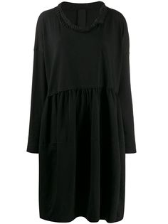 Rundholz Black Label knitted collar jersey dress