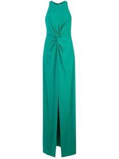 Halston Heritage knot deetail gown