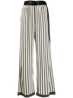 Jean Paul Gaultier Pre-Owned брюки палаццо 1988-го года в полоску