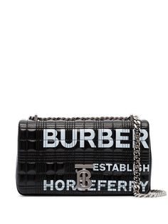 Burberry сумка на плечо с графичным принтом