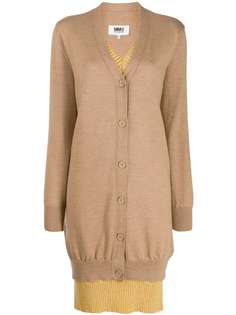 Mm6 Maison Margiela многослойный кардиган