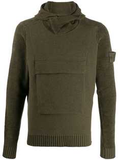 Stone Island худи с нашивкой-логотипом