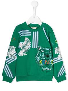 Kenzo Kids толстовка с принтом