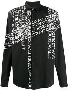 Just Cavalli рубашка с графичным принтом