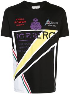 Iceberg футболка с логотипом