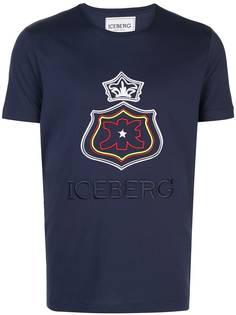 Iceberg футболка с вышитым логотипом