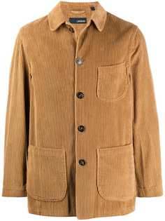 Lardini вельветовая куртка-рубашка