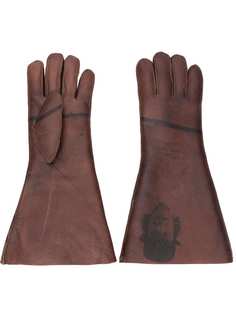 Undercover перчатки с принтом