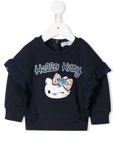 Monnalisa толстовка с нашивкой Hello Kitty